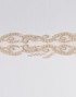 LAURA BORDER LACE BEADED IN GOLD