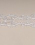 LAURA BORDER LACE BEADED IN WHITE