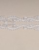 LAURA BORDER LACE BEADED IN WHITE