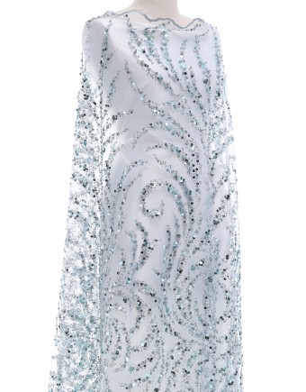 BERLY BEADED LACE IN BLUE
