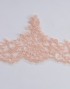 AVA BORDER LACE BEADED (DES 1) IN SOFT PEACH