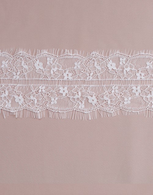 EVA BORDER FRENCH LACE PANEL (DES 3) IN WHITE