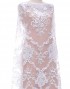 ERICA SEQUIN BEADED LACE IN WHITE