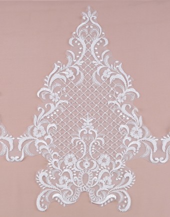 ALISON BORDER LACE IN WHITE