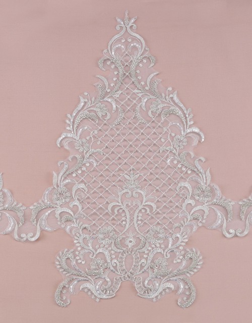 ALISON BORDER LACE IN GREY