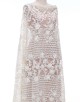 AQLAONEMA BEADED LACE IN WHITE