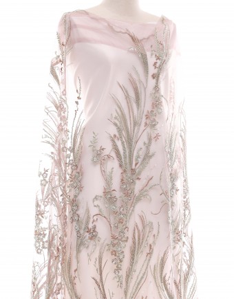 KINSLEY BEADED LACE IN SAGE GREEN