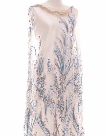 KINSLEY BEADED LACE IN BLUE