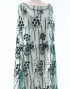 MIMOSA SEQUIN BEADED LACE IN DARK GREEN