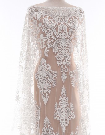 ERYNA BEADED LACE IN OFF WHITE