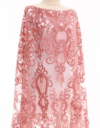 LANA BEADED LACE IN PINK