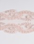 LAURA BORDER LACE BEADED IN PEACH