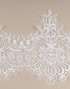 OLIVIA BORDER LACE BEADED IN WHITE