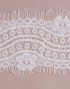 JULIA BORDER FRENCH LACE PANEL (DES 2) IN WHITE