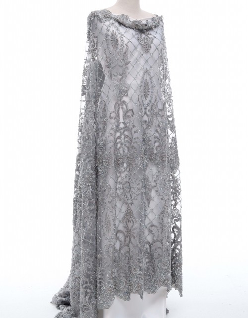 EVE BEADED LACE IN GREY