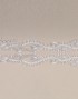 LAURA BORDER LACE BEADED IN WHITE