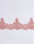 AVA BORDER LACE BEADED (DES 1) IN DUSTY PINK