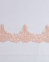 AVA BORDER LACE BEADED (DES 1) IN SOFT PEACH