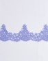 AVA BORDER LACE BEADED (DES 1) IN PERIWINKLE