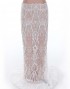 ALIYAH SEQUIN BEADED LACE IN  WHITE