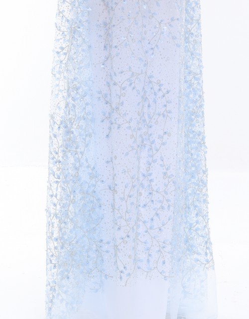 LAYLIN BEADED LACE IN ICE BLUE