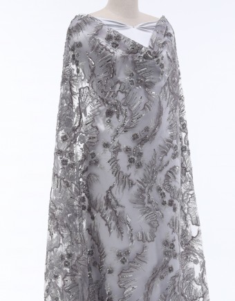 BRUCE SEQUIN LACE IN GREY