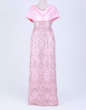 HEAVY BEADED EXCLUSIVE (DES 1) IN DUSTY PINK