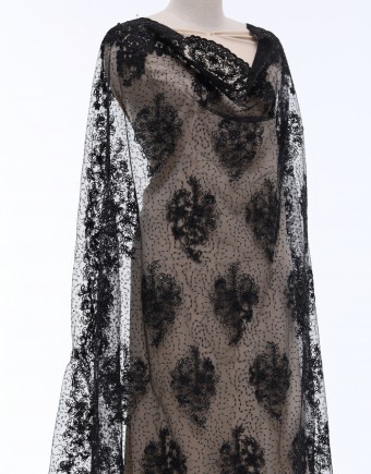 DELICIA STONED LACE IN BLACK