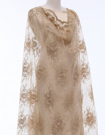 DELICIA STONED LACE IN CHAMPAGNE