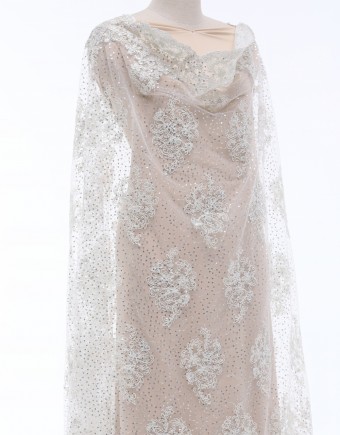 DELICIA STONED LACE IN OFF WHITE