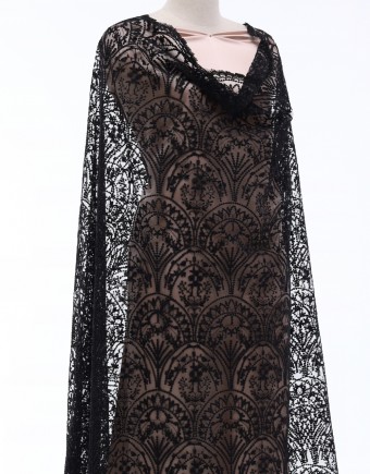 HELLINA PLAIN LACE IN BLACK