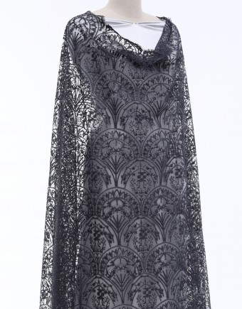 HELLINA PLAIN LACE IN DARK GREY