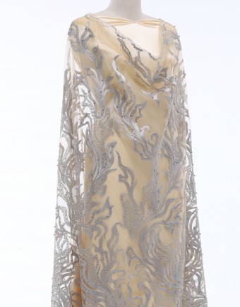 GLORY STONED LACE IN SILVER