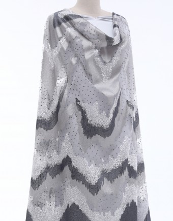 LAURA STONED LACE IN GREY