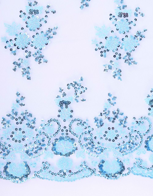 SARAH BEADED LACE IN ICE BLUE