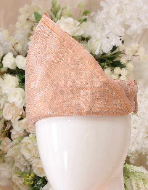 SONGKET SUIT 8 IN CORAL GOLD
