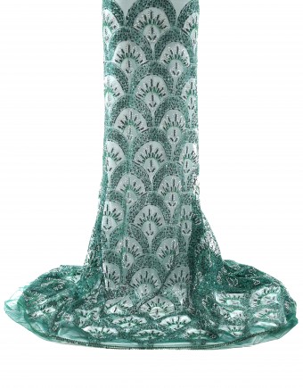 FLUER DE CERCLE LACE IN GREEN
