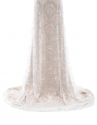 FLUER DE CERCLE LACE IN WHITE