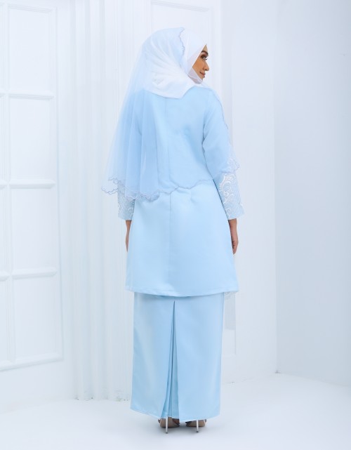 KURUNG QASTURI  DUCHESS AA IN DUSTY BLUE