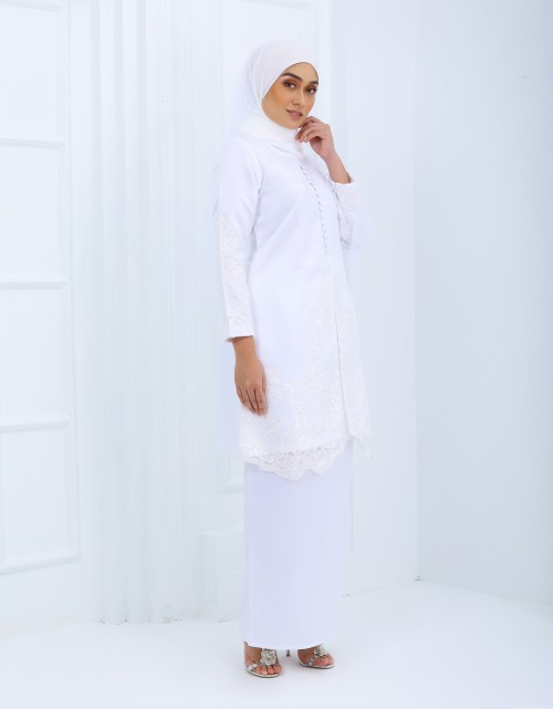 KURUNG QASTURI  DUCHESS AA IN WHITE