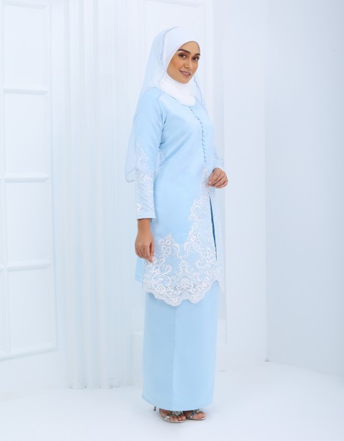 KURUNG QASTURI  DUCHESS AA IN DUSTY BLUE