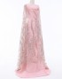 PEIGE PINK BEADED LACE