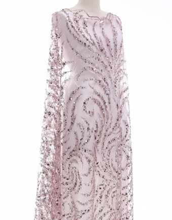 BERLY BEADED LACE IN PINK