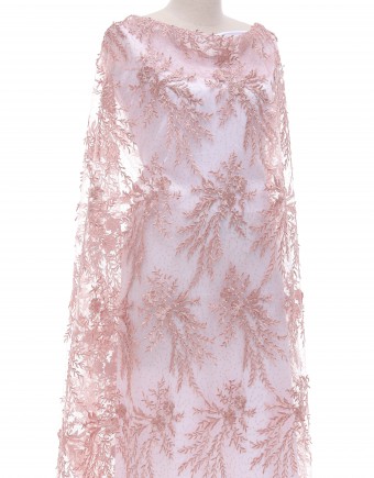 MIA SEQUIN BEADED LACE (DES 2) IN BLUSH PINK