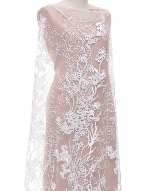 HANA SEQUIN LACE IN OFF WHITE
