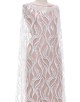 NORA SEQUIN BEADED LACE IN WHITE