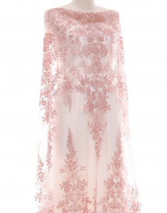 AURELIE BEADED LACE IN PINK