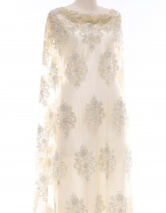 ADELINE BEADED LACE IN CREAM