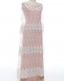 ANAMELIA STONE BEADED LACE IN WHITE