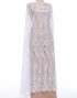 WINTER SEQUIN BEADED LACE IN WHITE